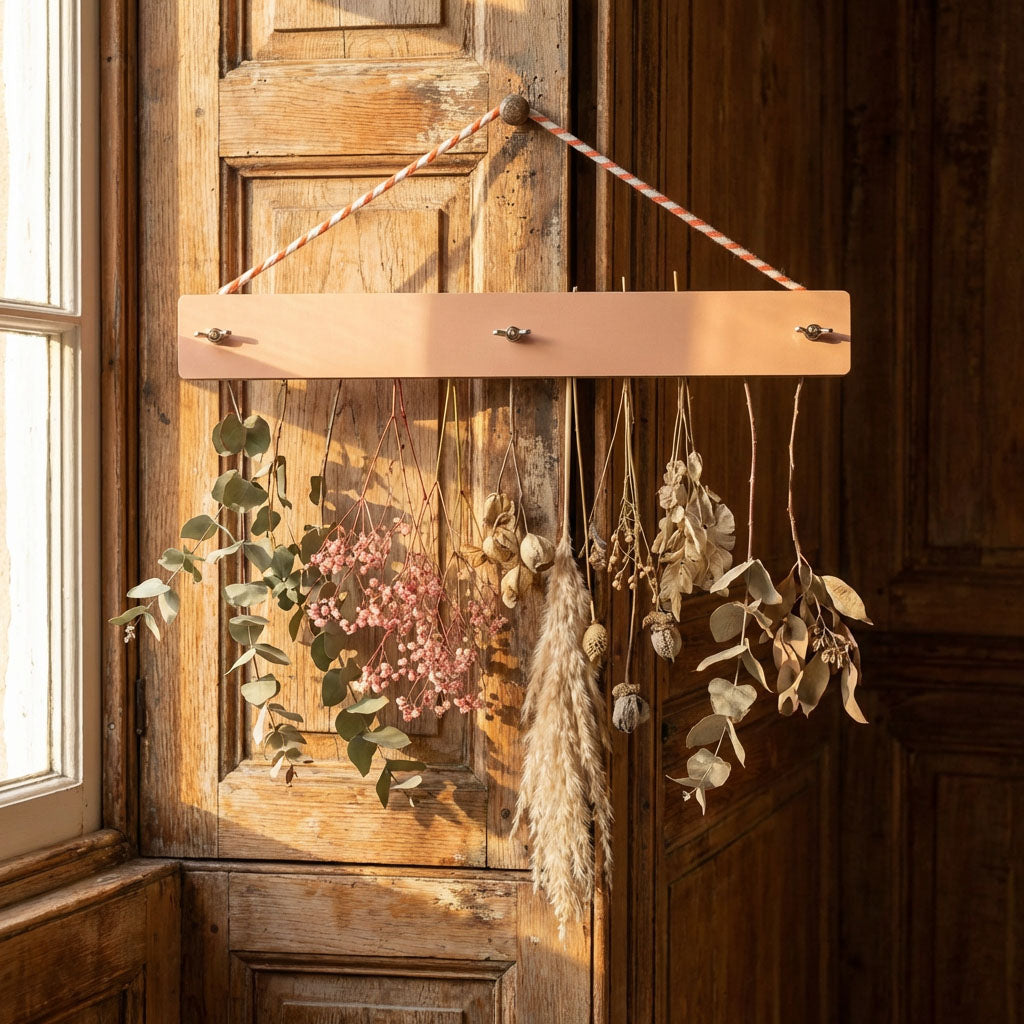 Blomsteroppheng tørking av blomster