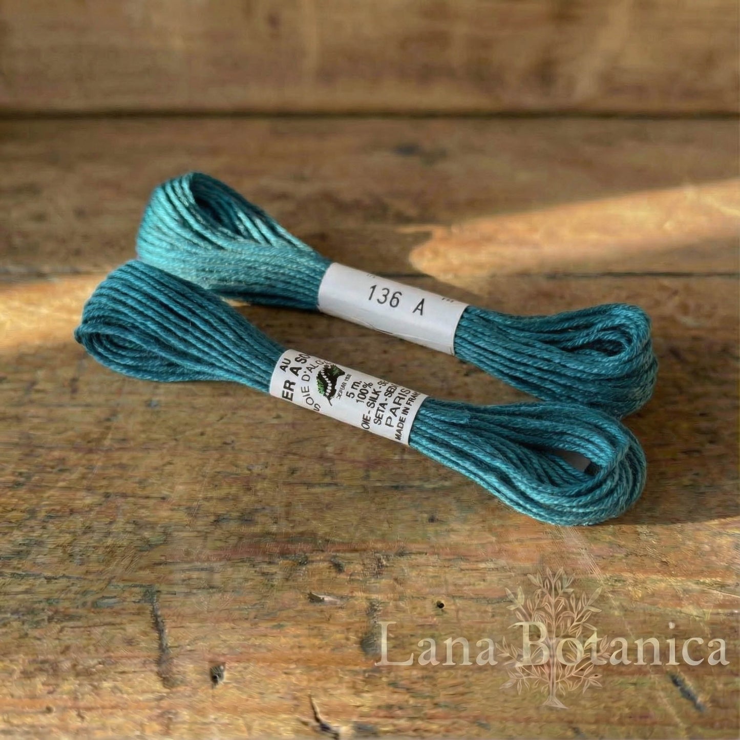 Soie d´Alger broderitråd 100% silke enkeltfarger