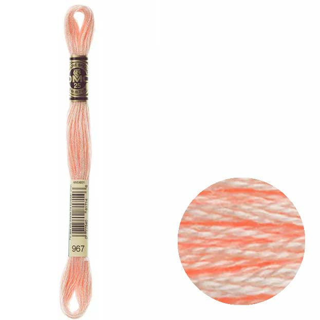 DMC Mouliné broderitråd • Rosa nyanser