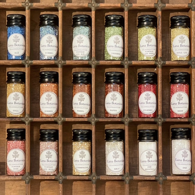 Glassglitter enkeltvis