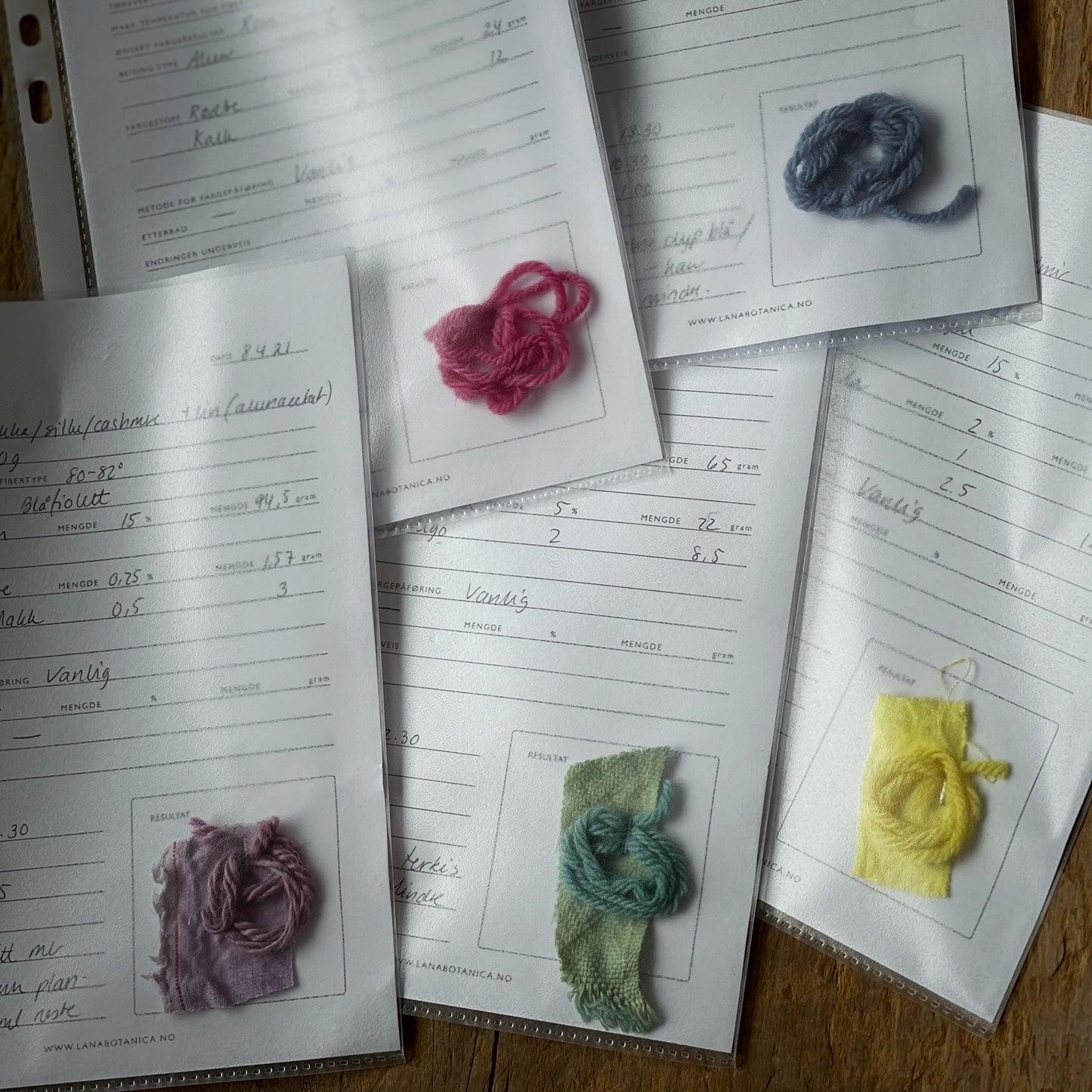 Notatblokk til plantefarging A5