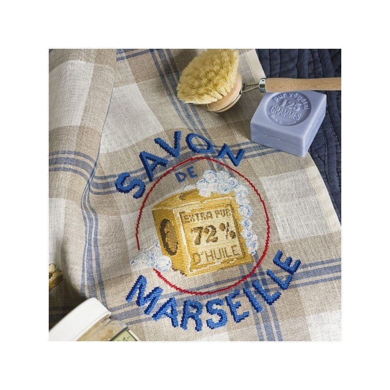 Savon de Marseilles (vasketema) broderimønster