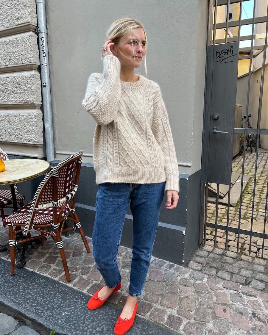 PetiteKnit Moby Sweater dame