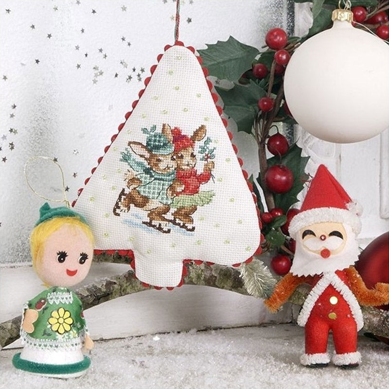 Histoire de Noël No 3 Vintage (gammeldags jul) broderimønster