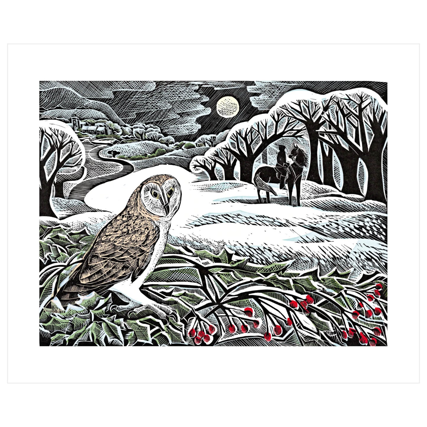 Owl Flight (Kort m. konvolutt)
