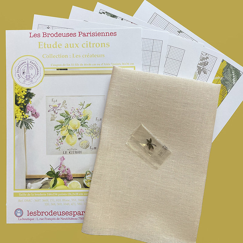 Citron Study (sitron) broderikit