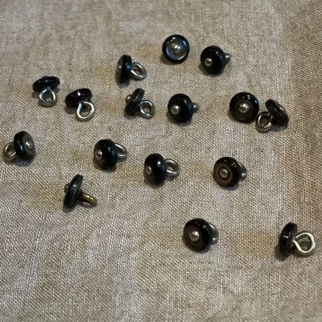 Vintage knapper i perlemor
