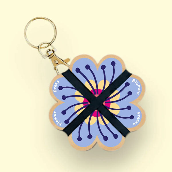 Blomsterpresse Nøkkelring