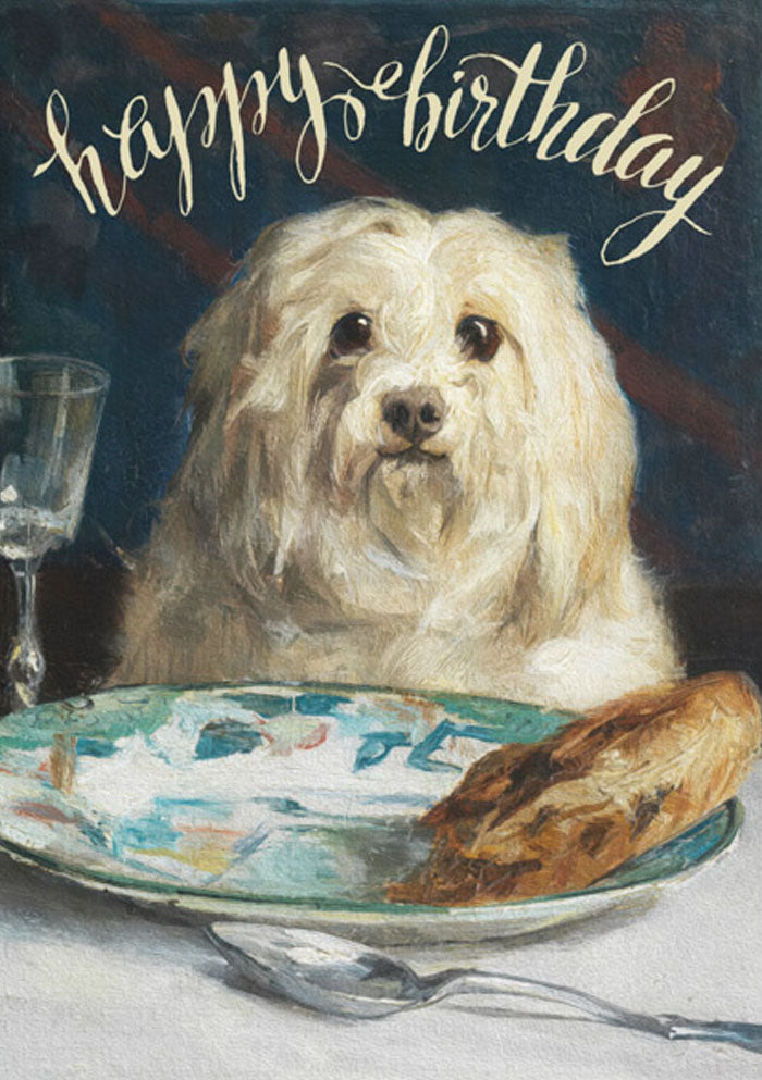 Bursdagskort hund (m. konvolutt)