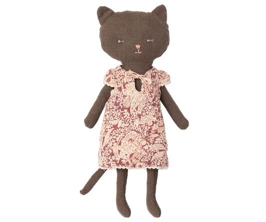 Maileg Kitten Black (m. nattkjole)
