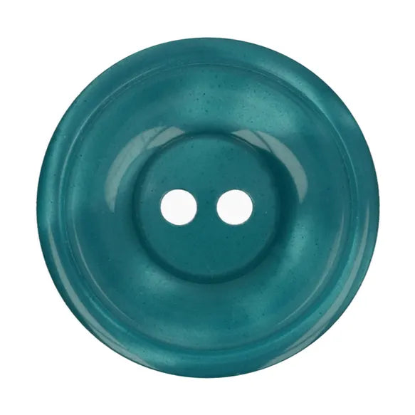 Glossy italienske knapper dyp aqua