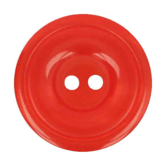 Glossy italienske knapper tomatrød