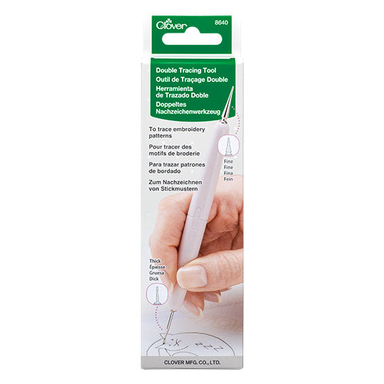 Overføringspenn for broderimønstre (Double tracing pen)