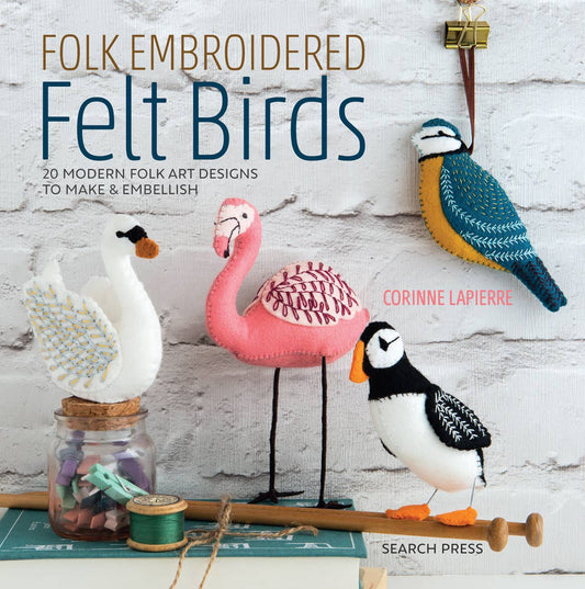 Folk Embroidered Birds (Lapierre)