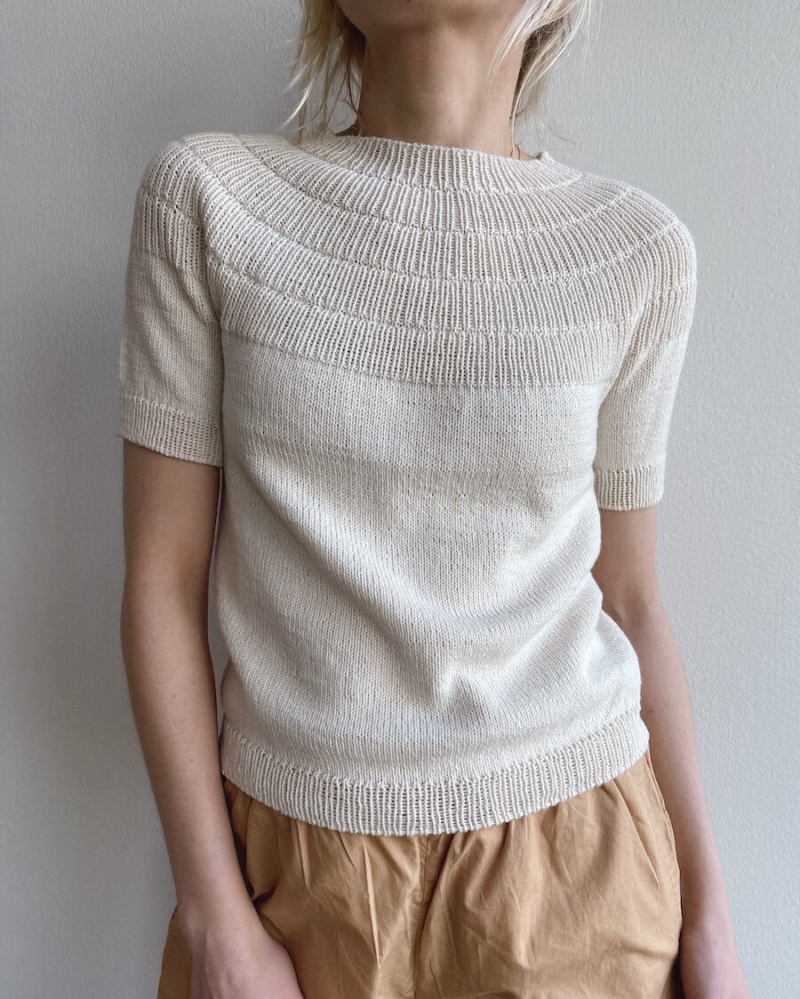 PetiteKnit Anker Tee dame