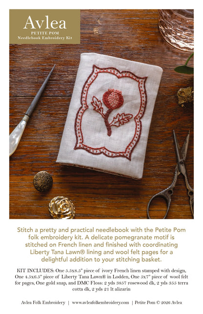 Petite Pom Nåleetui broderikit