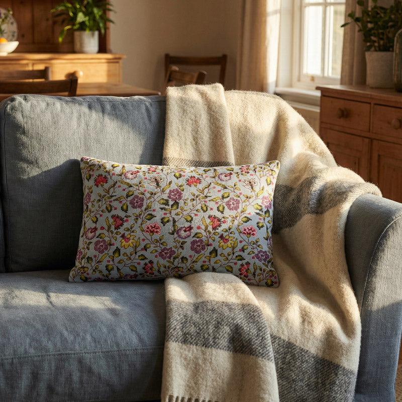 Indienne Bangalore Sajou Blue (broderimønster)