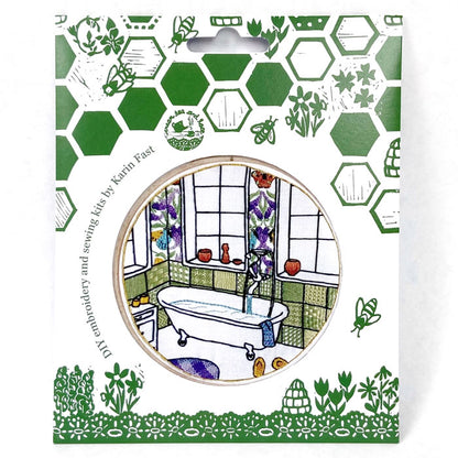 Cream Tea and Lace - Baderom (broderisett)