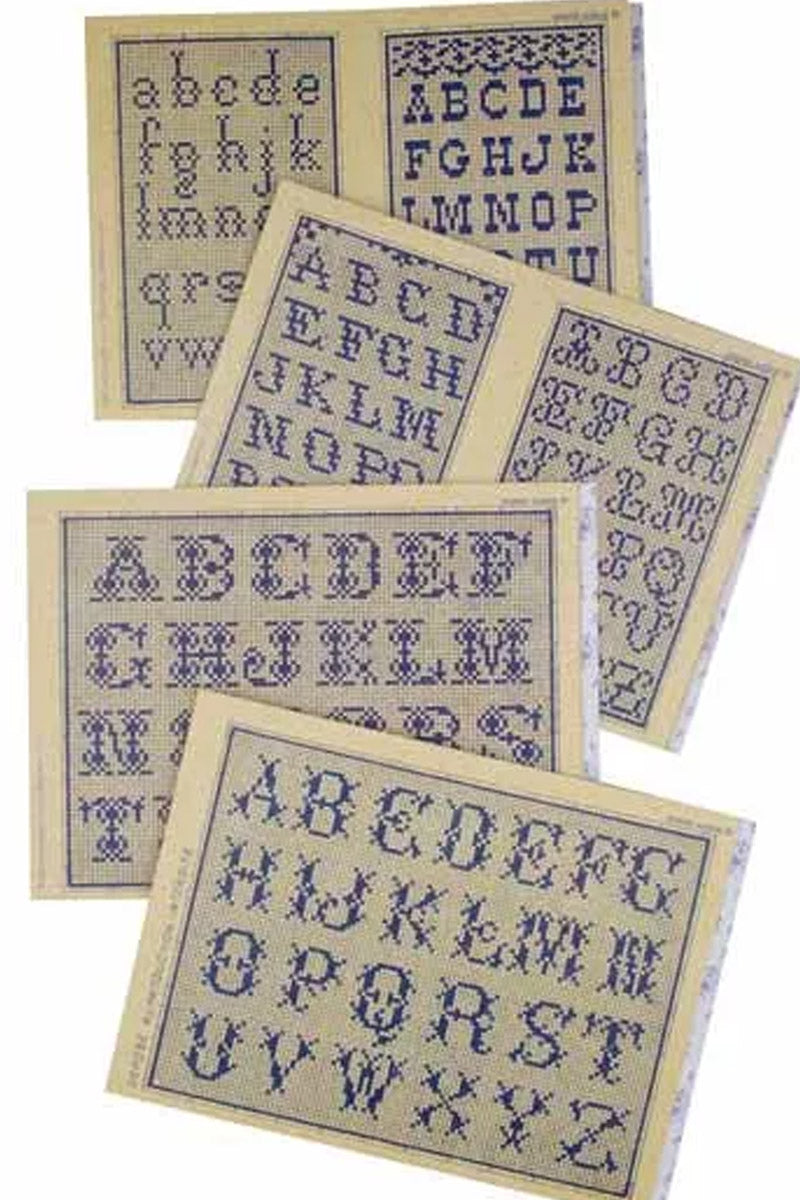 Maison Sajou broderimønstre blå serie