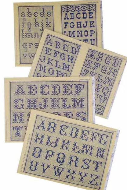 Maison Sajou broderimønstre blå serie