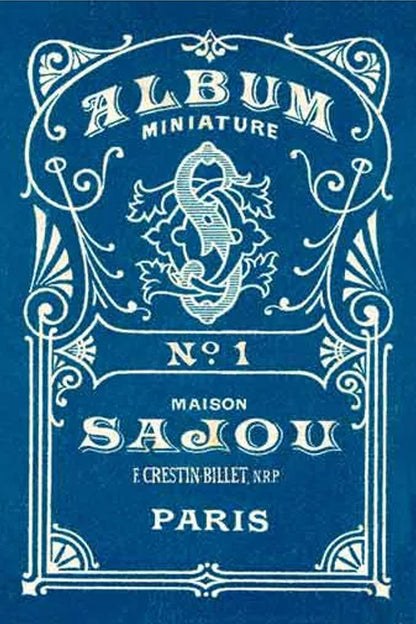Maison Sajou broderimønstre blå serie