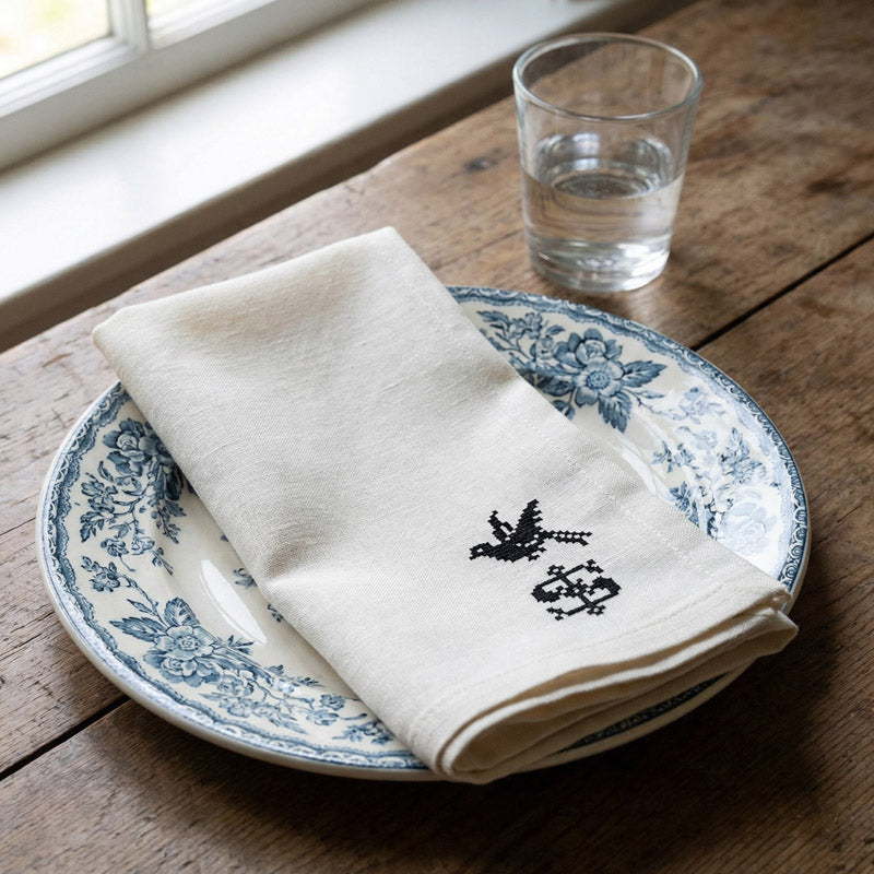 Maison Sajou broderimønstre blå serie