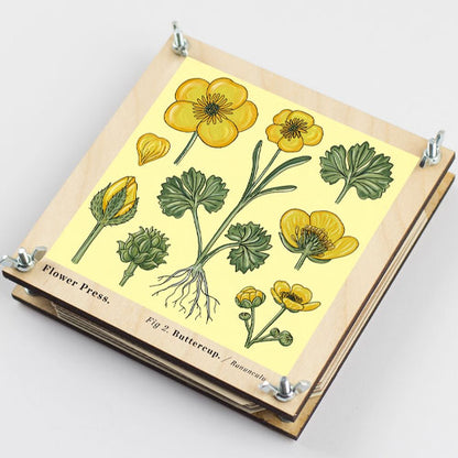 Blomsterpresse Firkantet