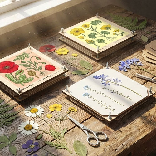 Blomsterpresse Firkantet