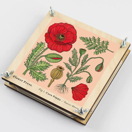 Blomsterpresse Firkantet