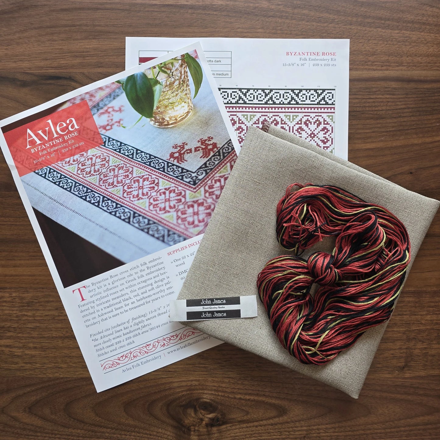 Byzantine Rose broderikit