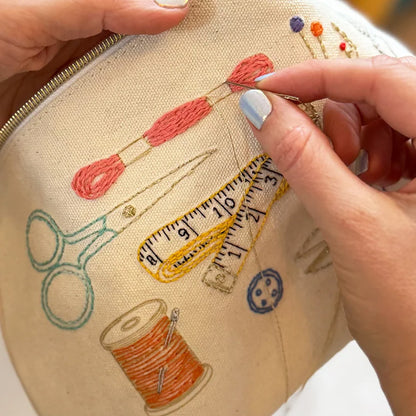Broderisett: Oppbevaringspung