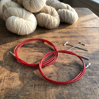 ChiaoGoo Red Lace Twist vaiere LARGE (til pinner fra 5,5 til 7,0 mm)