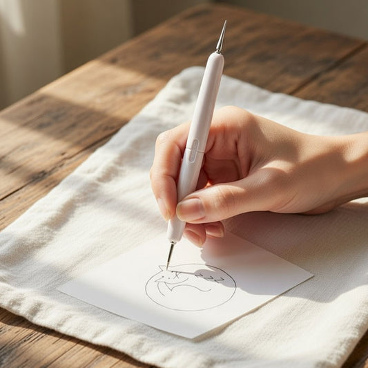 Overføringspenn for broderimønstre (Double tracing pen)