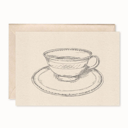 Kort med konvolutt: Kaffekopp