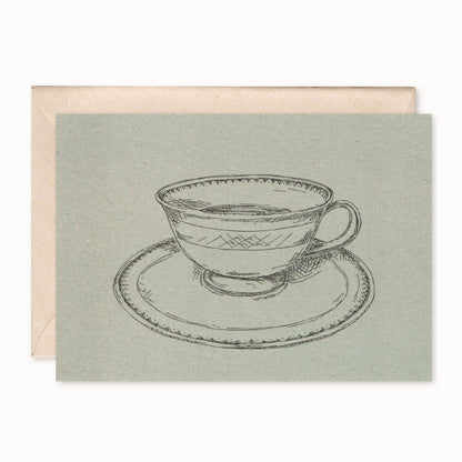 Kort med konvolutt: Kaffekopp