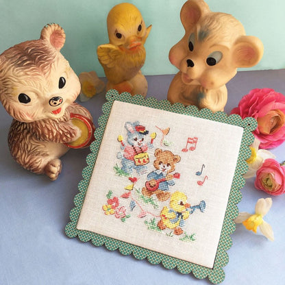 Copains d´Enfance (barndomsvenner) broderimønster