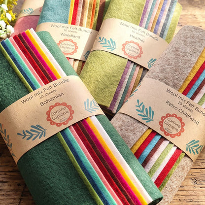Corinne Lapierre Ullfilt Bundles (10 farger)
