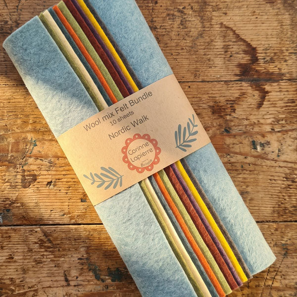 Corinne Lapierre Ullfilt Bundles (10 farger)