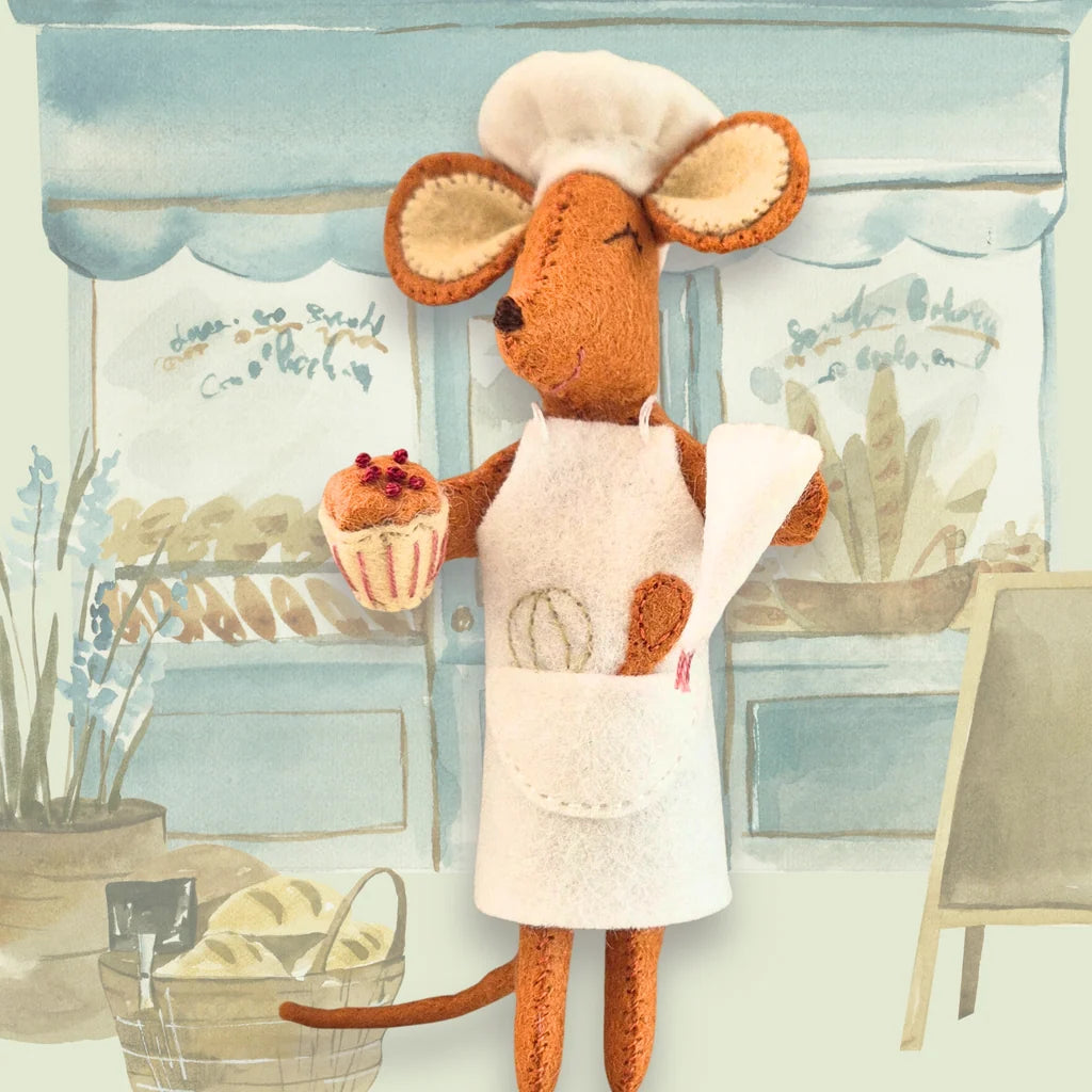 Corinne Lapierre Bakermus (filt + broderi)