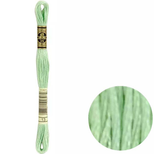 DMC Mouliné broderitråd • Grønne nyanser