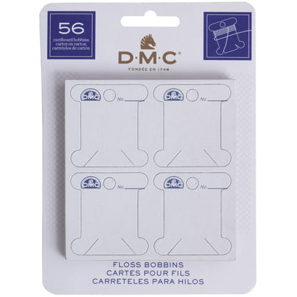 DMC bobbiner i papp (56 stk)