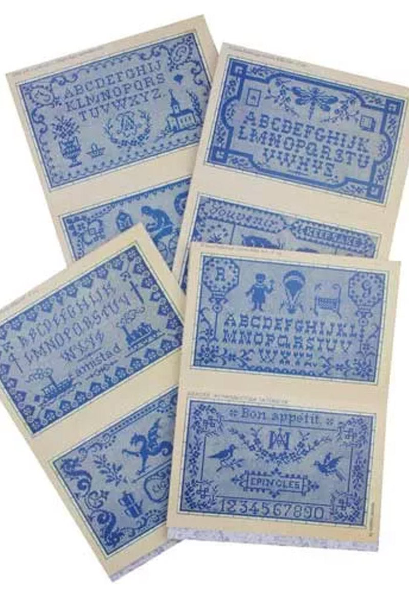 Maison Sajou broderimønstre rosa serie