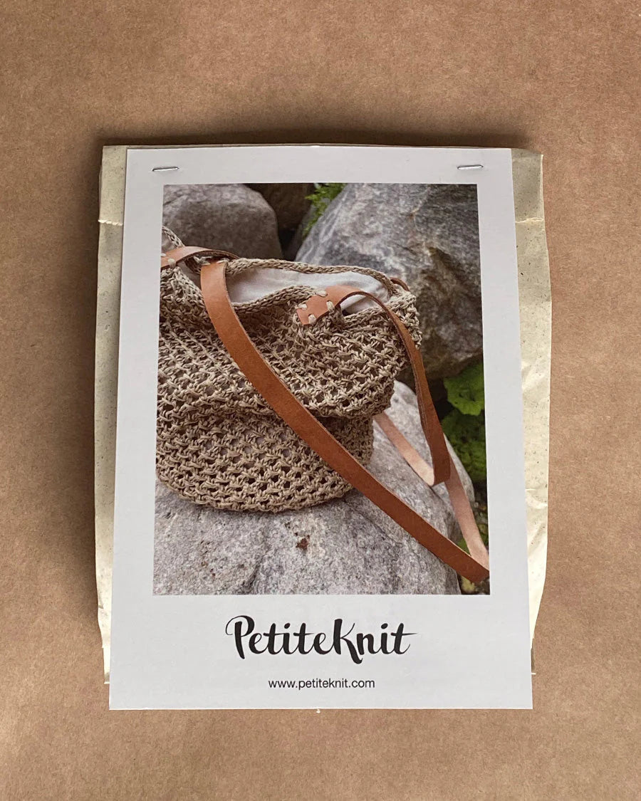 PetiteKnit Lærstropp 94 cm til French Market Bag