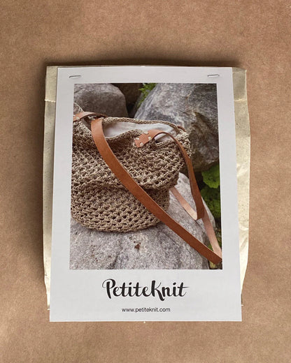 PetiteKnit Lærstropp 94 cm til French Market Bag