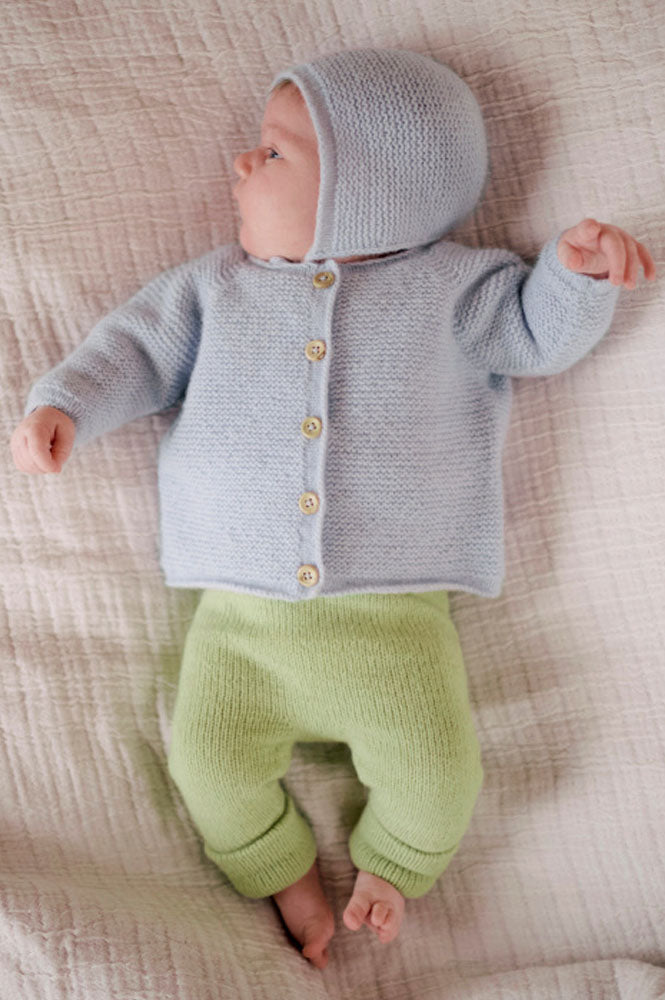 Lun Heddykyse til baby i Lun Merino*