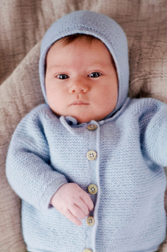 Lun Heddykyse til baby i Lun Merino*