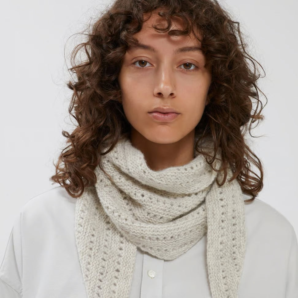Heia struktursjal i Lamull og Alpaca Silk, eller Finull*