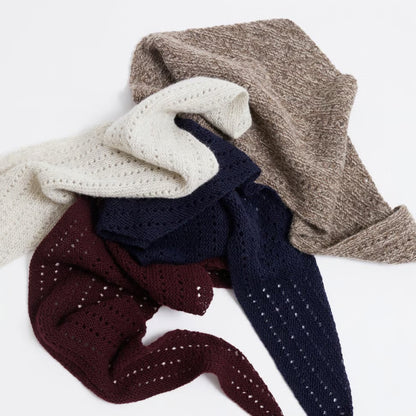 Heia struktursjal i Lamull og Alpaca Silk, eller Finull*