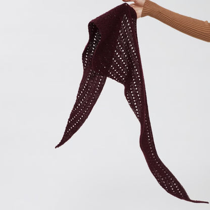 Heia struktursjal i Lamull og Alpaca Silk, eller Finull*