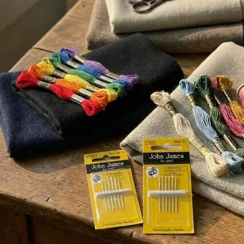 John James Chenille/Stramei broderinåler med spiss tupp